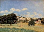 Alfred Sisley View of Marly-le-Roi-Sunshine china oil painting reproduction